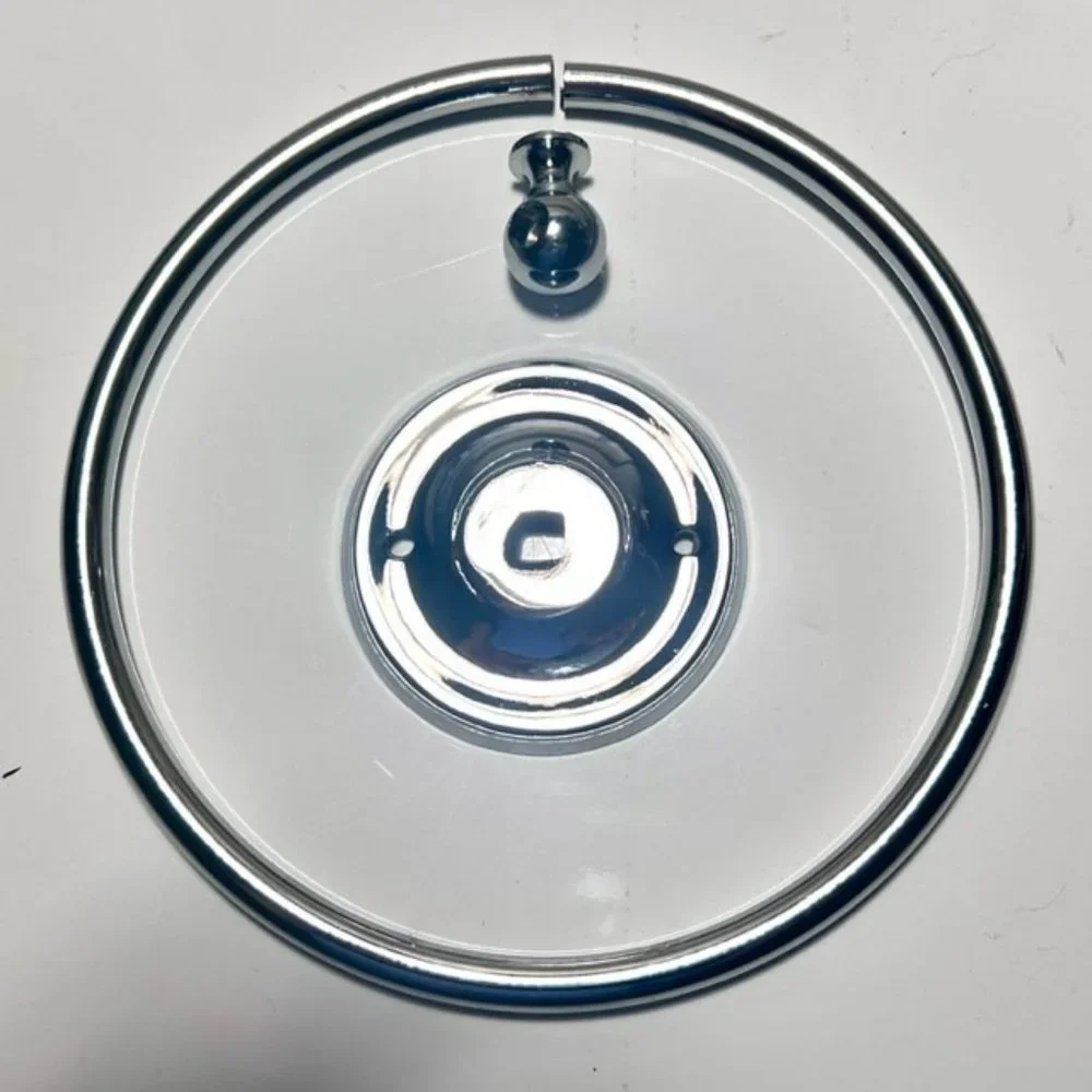 Solid Brass Towel Ring Chrome Finish